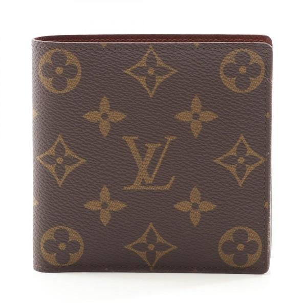Louis Vuitton Monogram Marco M61675 Bi-Fold Wallet Brown Vintage