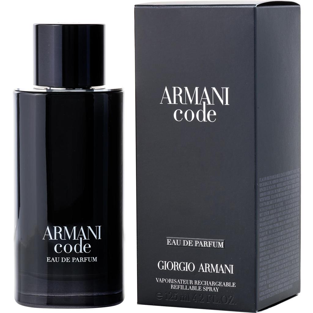 Giorgio Armani Code Men Refillable Eau de Parfum Spray, 4.2 oz (125ml)