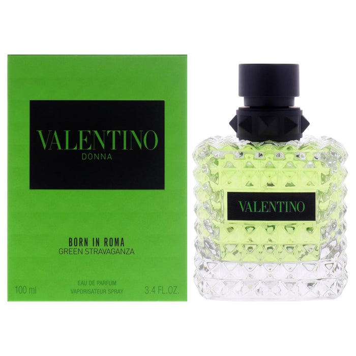 Valentino Donna Born In Roma Green Stravaganza Eau de Parfum Spray for Women, 3.4 oz (100ml)