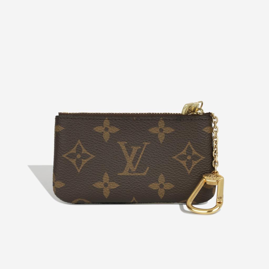 Louis Vuitton Key Pouch M62650 Monogram Canvas Coin Card Holder with Key Ring