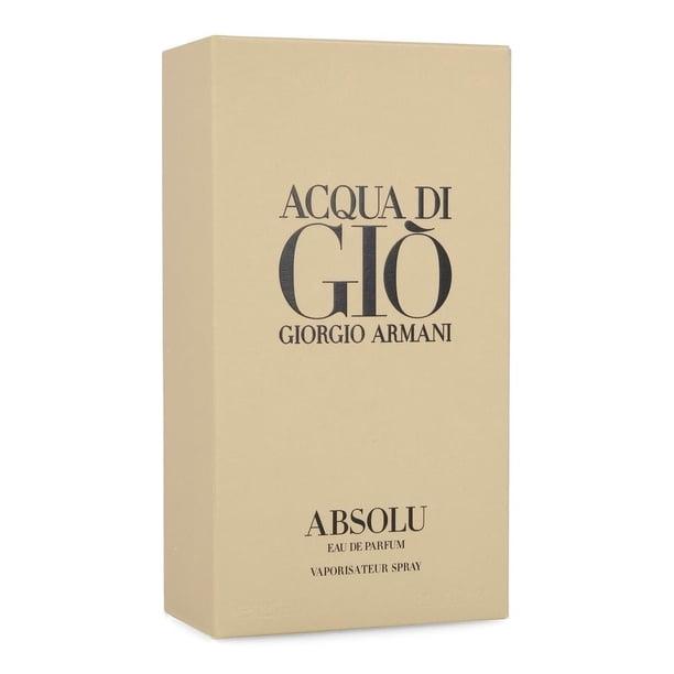 Giorgio Armani Acqua Di Giò Absolu Eau de Parfum Spray for Men, 4.2 oz (125ml)