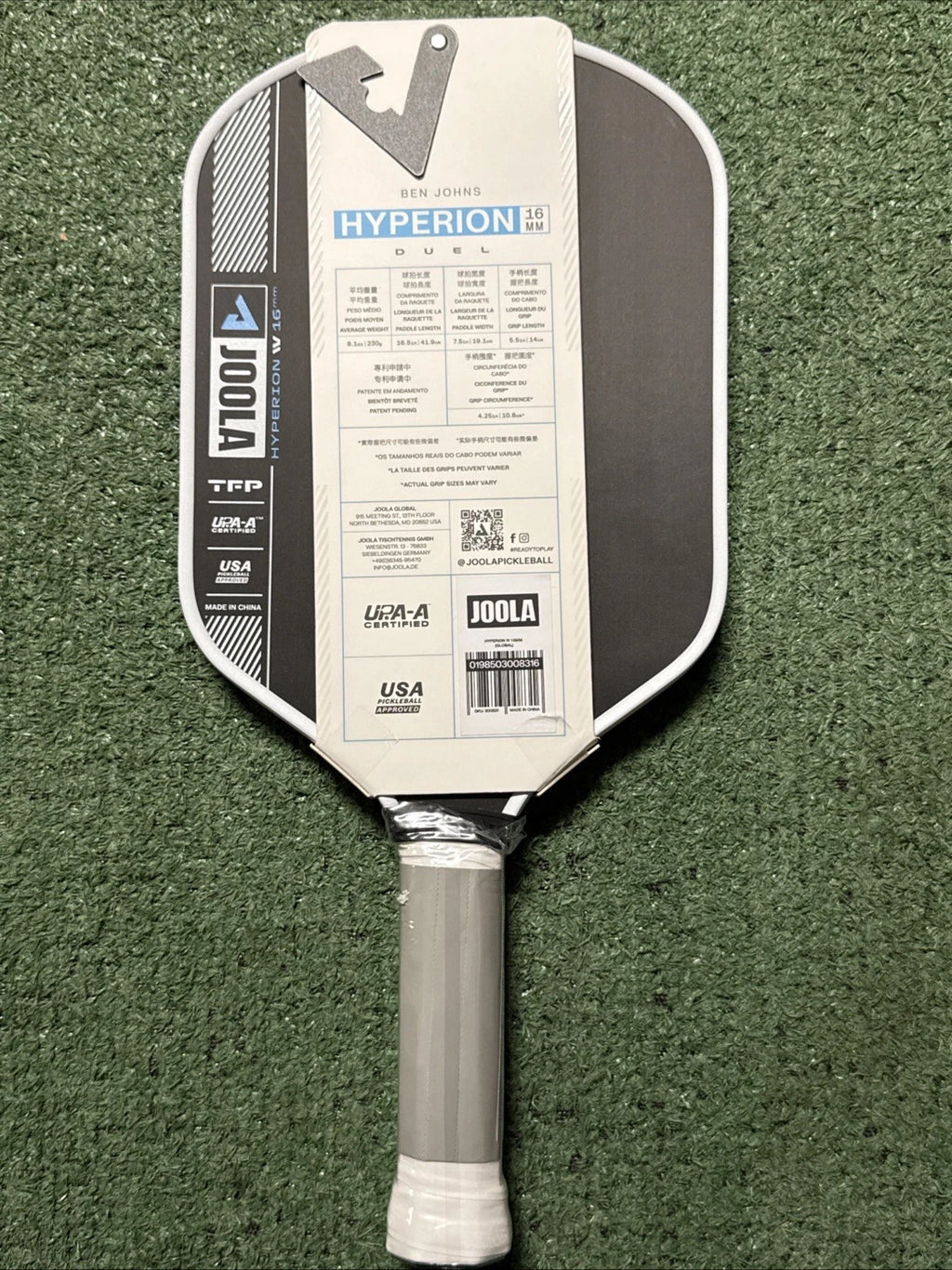 JOOLA Ben Johns Hyperion Pro IV 16mm Carbon Fiber Pickleball Paddle