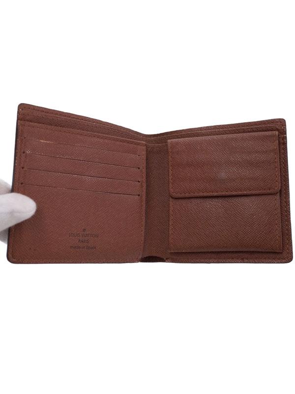 Louis Vuitton Monogram Marco M61675 Bi-Fold Wallet Brown Vintage